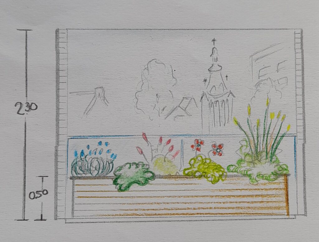 daktuin balkon tuin plantenbak vlonder inrichting ontwerp plantenbak dakterras amersfoort appartement